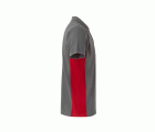 105504.POLO BICOLOR MC GRIS/ROJO 2XL