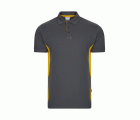 105504.POLO BICOLOR MC GRIS/AMARILLO XS