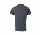 105504.POLO BICOLOR MC GRIS/VERDE LIMA 2XL