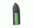 105504.POLO BICOLOR MC GRIS/VERDE LIMA 2XL