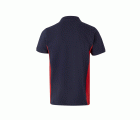 105504.POLO BICOLOR MC AZUL NAVY/ROJO 2XL