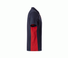 105504.POLO BICOLOR MC AZUL NAVY/ROJO 2XL