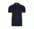 105504.POLO BICOLOR MC AZUL NAVY/AMARILLO XS
