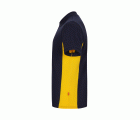 105504.POLO BICOLOR MC AZUL NAVY/AMARILLO XS