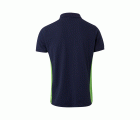 105504.POLO BICOLOR MC AZUL NAVY/VERDE LIMA 2XL