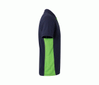 105504.POLO BICOLOR MC AZUL NAVY/VERDE LIMA 2XL
