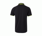 105505.POLO BICOLOR MC NEGRO/AMARILLO FLÚOR 2XL