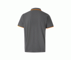 105505.POLO BICOLOR MC GRIS/NARANJA FLÚOR 2XL