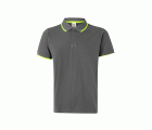 105505.POLO BICOLOR MC GRIS/AMARILLO FLÚOR 2XL