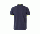 105505.POLO BICOLOR MC AZUL NAVY/AMARILLO FLÚOR 2XL