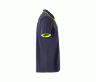 105505.POLO BICOLOR MC AZUL NAVY/AMARILLO FLÚOR 2XL