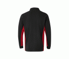 105514.POLO BICOLOR ML NEGRO/ROJO 2XL