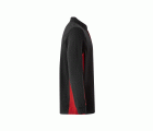 105514.POLO BICOLOR ML NEGRO/ROJO 2XL