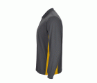 105514.POLO BICOLOR ML GRIS/AMARILLO XS
