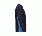 105514.POLO BICOLOR ML AZUL NAVY/CELESTE 2XL