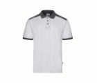 105519S.POLO STRETCH BICOLOR MC BLANCO/GRIS XS
