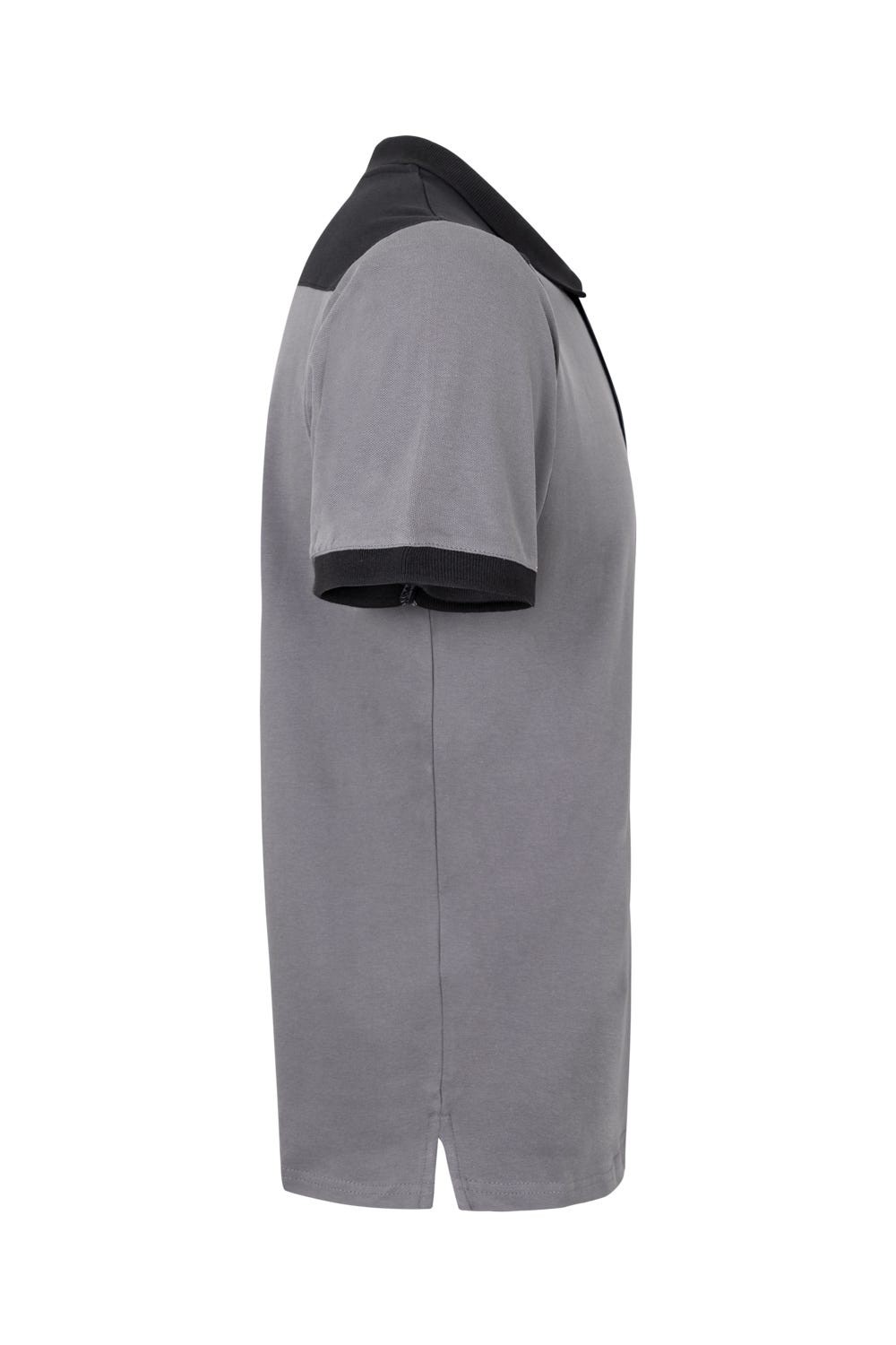 105519S.POLO STRETCH BICOLOR MC GRIS/NEGRO 2XL