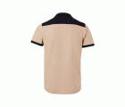 105519S.POLO STRETCH BICOLOR MC BEIGE ARENA/NEGRO 2XL