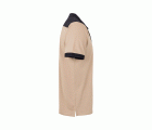 105519S.POLO STRETCH BICOLOR MC BEIGE ARENA/NEGRO 2XL