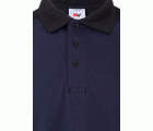 105519S.POLO STRETCH BICOLOR MC AZUL NAVY/NEGRO 2XL