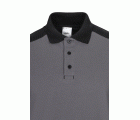 105529S.POLO STRETCH BICOLOR ML GRIS/NEGRO XS