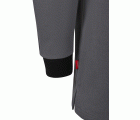 105529S.POLO STRETCH BICOLOR ML GRIS/NEGRO XS