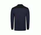 105529S.POLO STRETCH BICOLOR ML AZUL NAVY/NEGRO XS