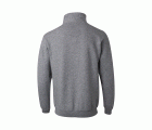 105702.SUDADERA MEDIA CREMALLERA GRIS JASPEADO 2XL