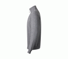 105702.SUDADERA MEDIA CREMALLERA GRIS JASPEADO 2XL