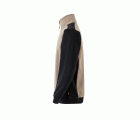 105703.SUDADERA BICOLOR CREMALLERA BEIGE ARENA/NEGRO 2XL