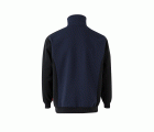 105703.SUDADERA BICOLOR CREMALLERA AZUL NAVY/NEGRO 2XL