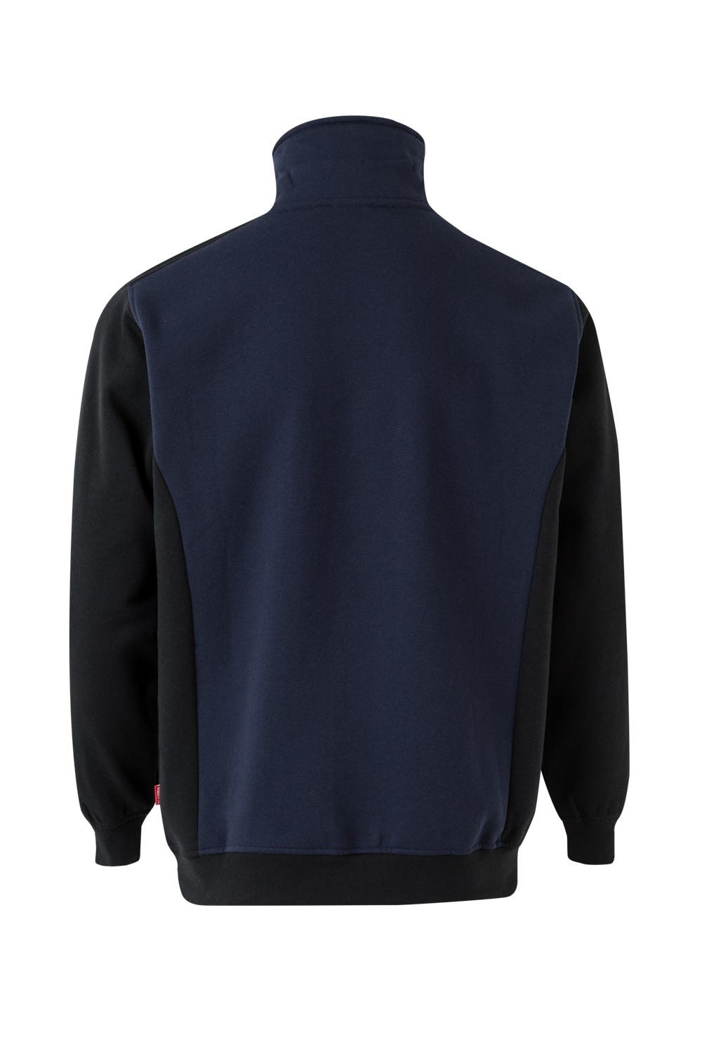105703.SUDADERA BICOLOR CREMALLERA AZUL NAVY/NEGRO 2XL