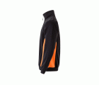 105704.SUDADERA BICOLOR CREMALLERA NEGRO/NARANJA 2XL