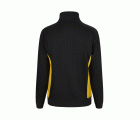 105704.SUDADERA BICOLOR CREMALLERA NEGRO/AMARILLO XS