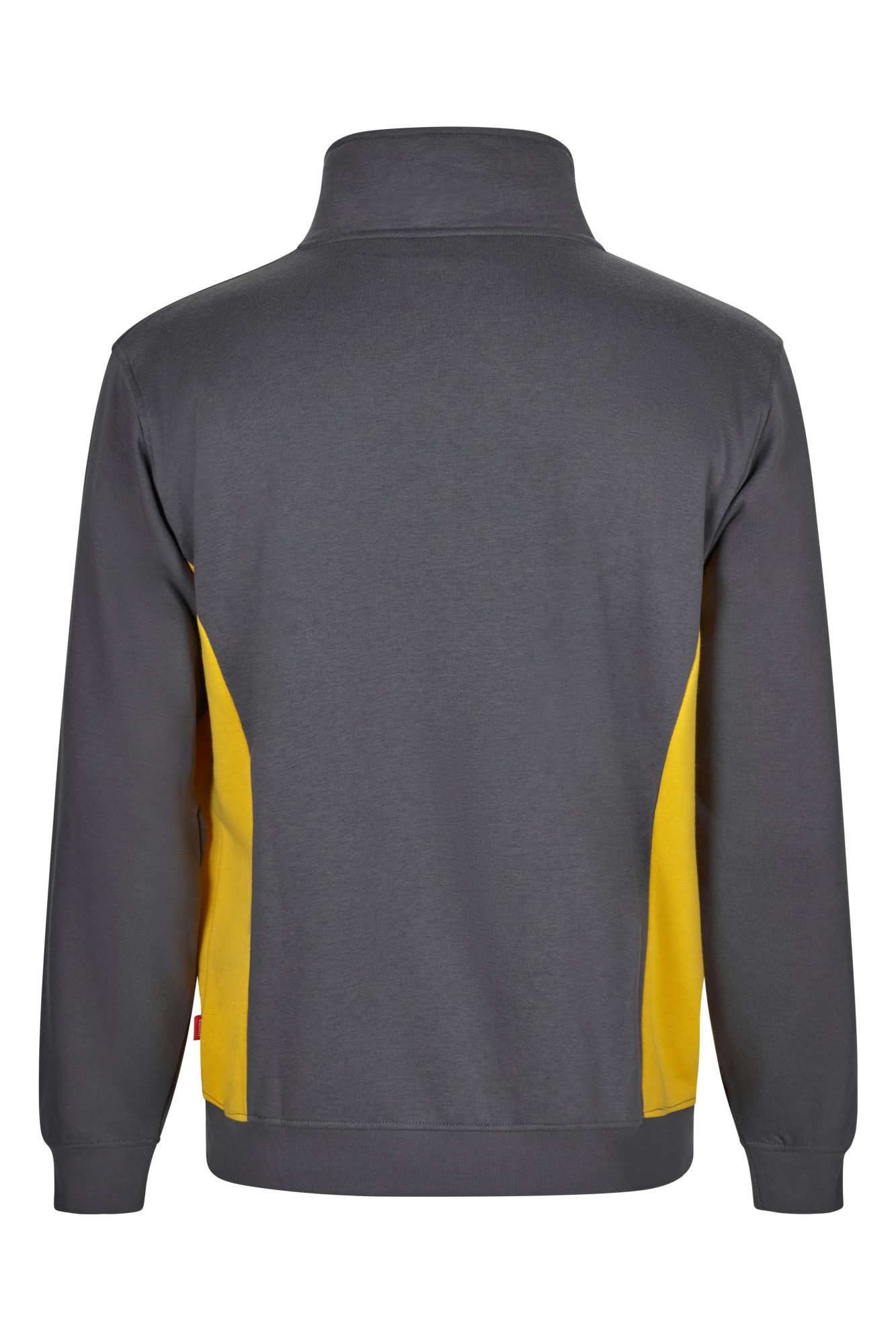 105704.SUDADERA BICOLOR CREMALLERA GRIS/AMARILLO XS