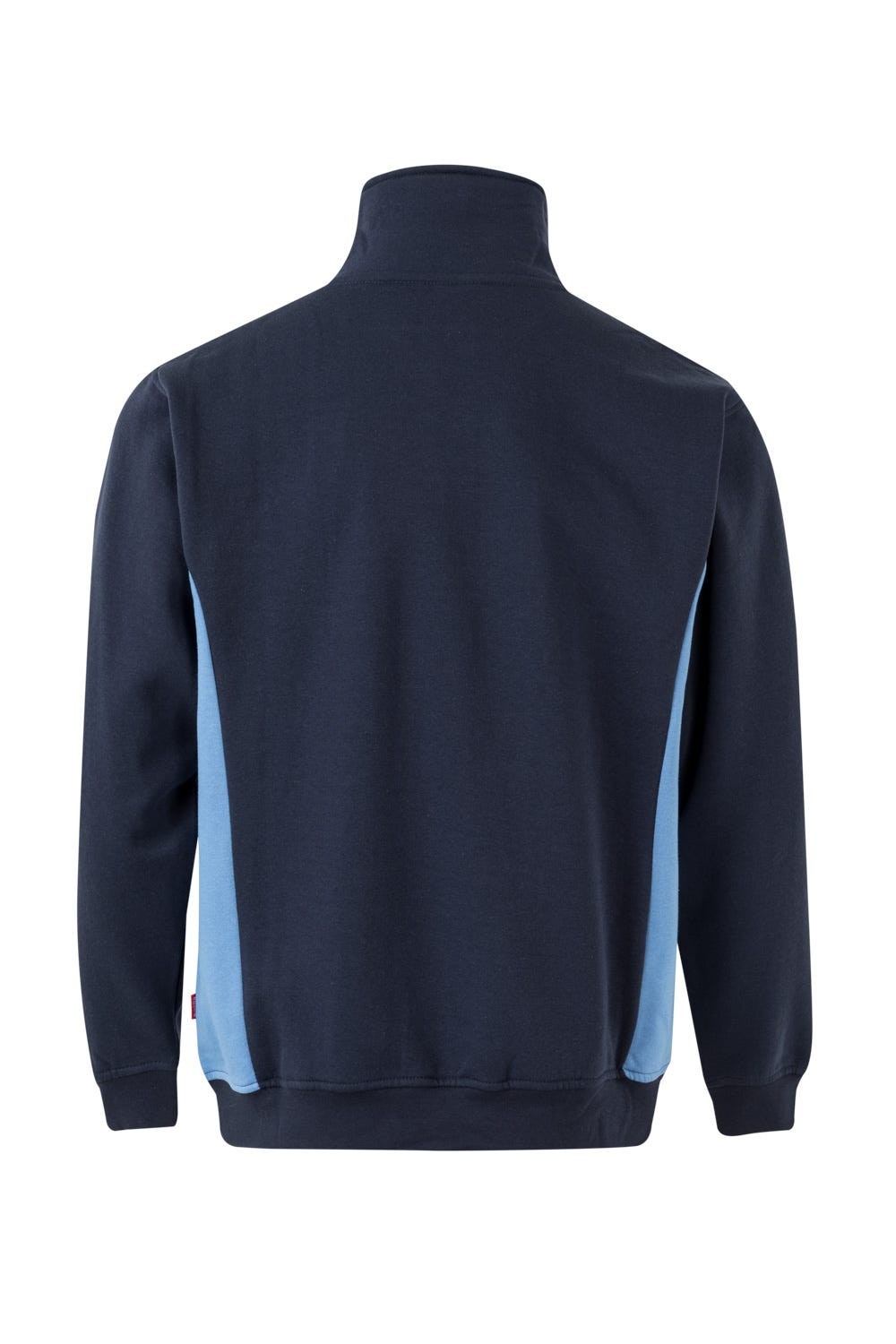 105704.SUDADERA BICOLOR CREMALLERA AZUL NAVY/CELESTE 2XL