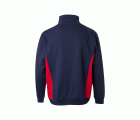 105704.SUDADERA BICOLOR CREMALLERA AZUL NAVY/ROJO 2XL