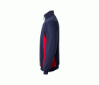 105704.SUDADERA BICOLOR CREMALLERA AZUL NAVY/ROJO 2XL