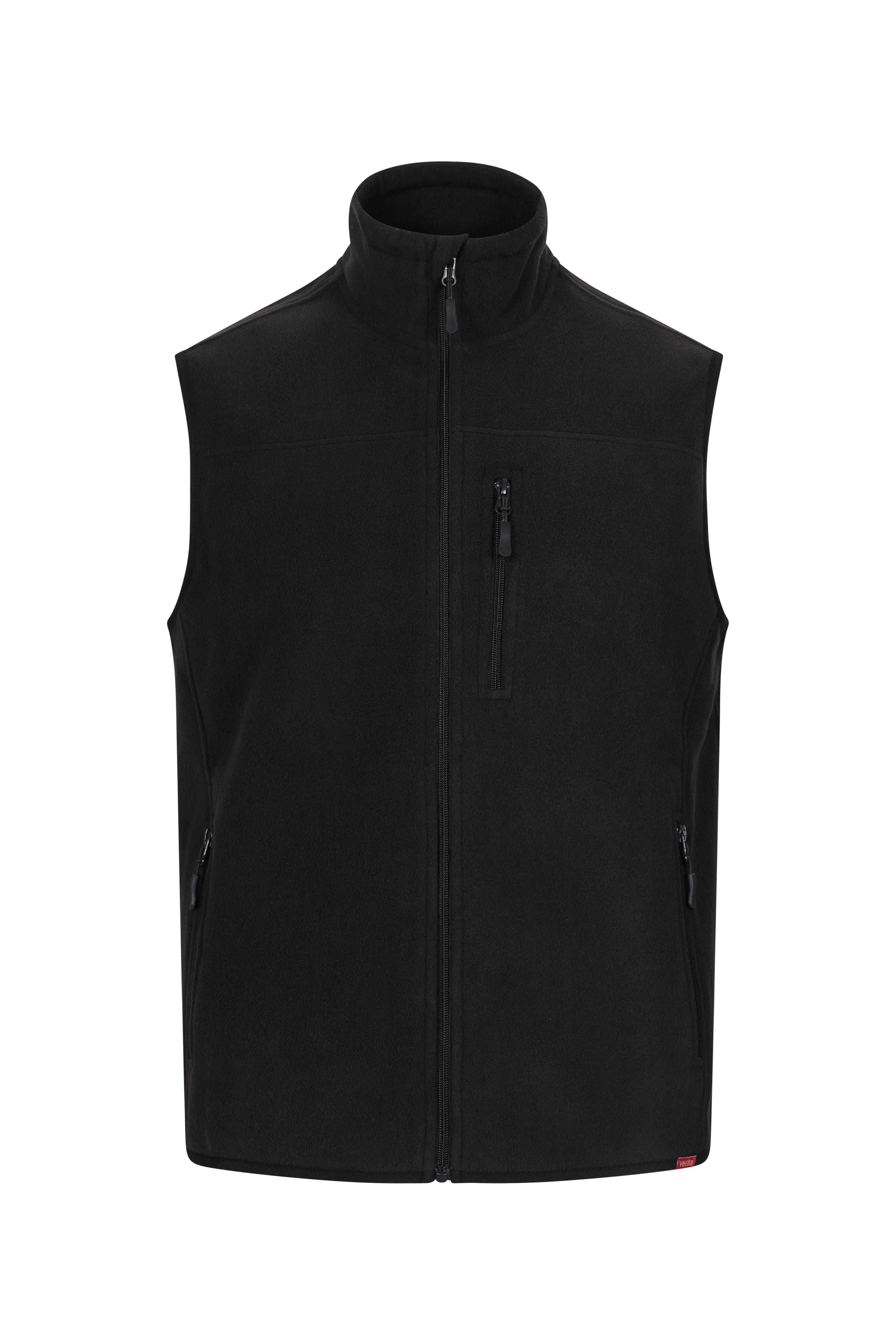 105905.CHALECO POLAR NEGRO XS