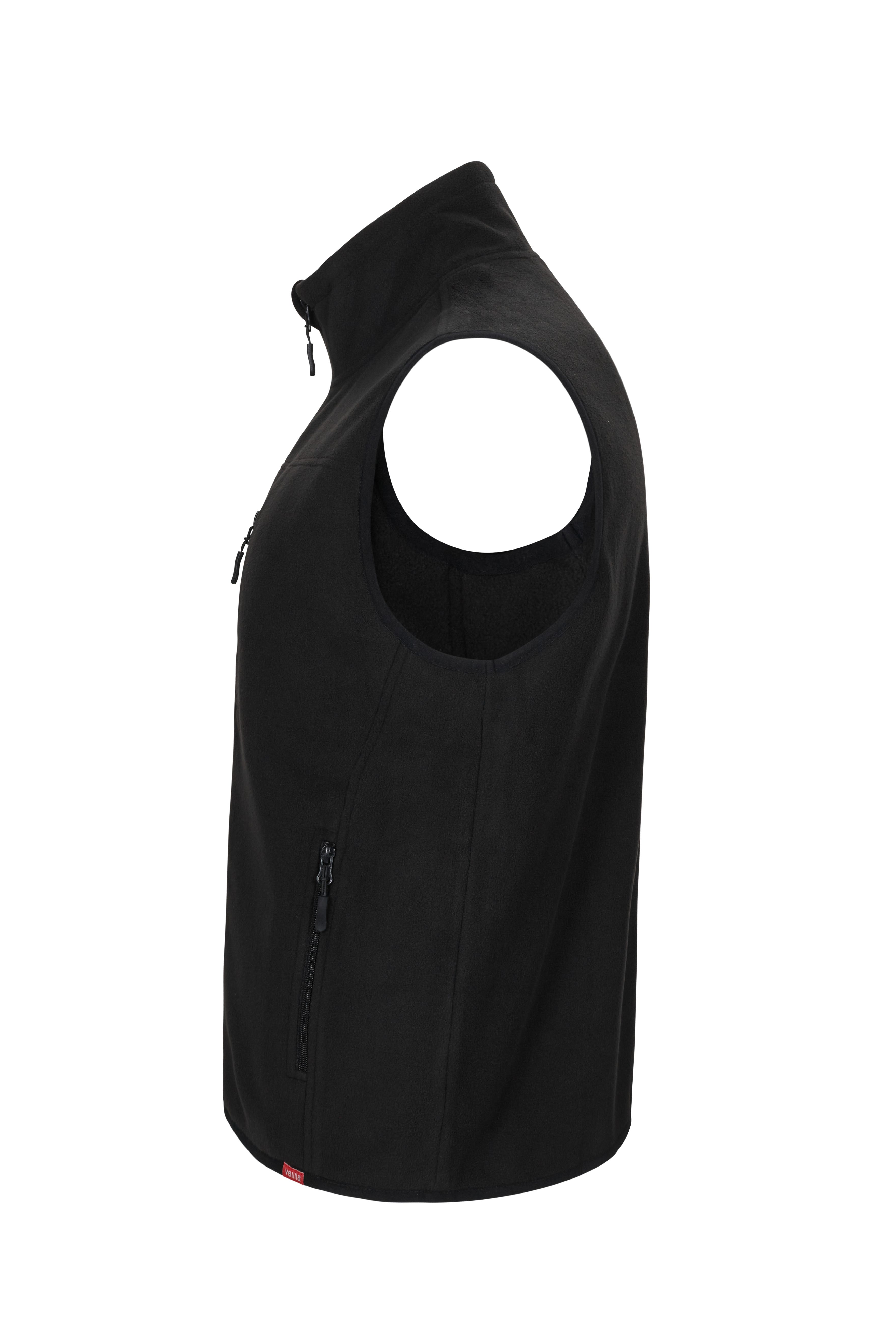 105905.CHALECO POLAR NEGRO XS