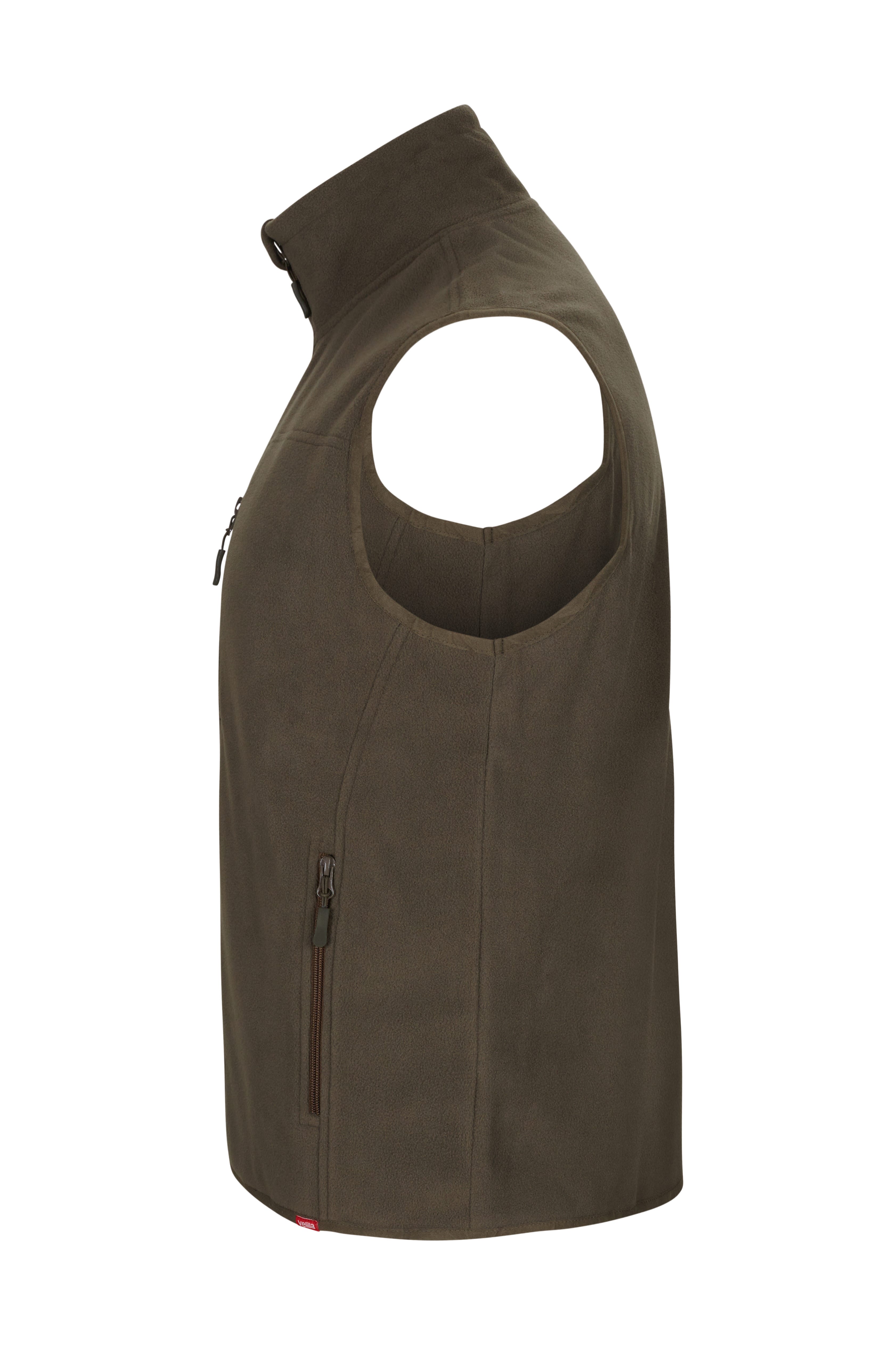 105905.CHALECO POLAR VERDE CAZA XS