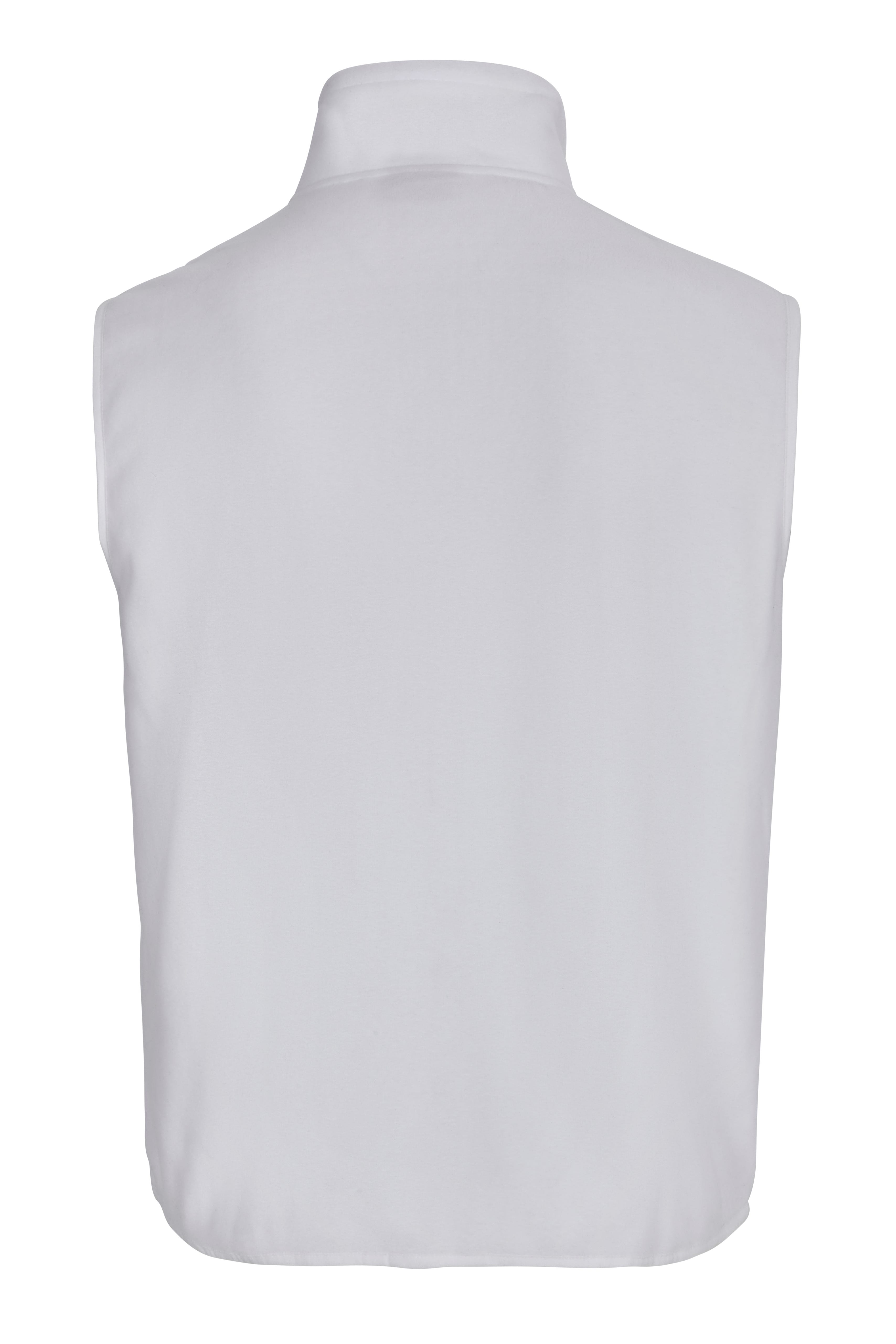 105905.CHALECO POLAR BLANCO XS