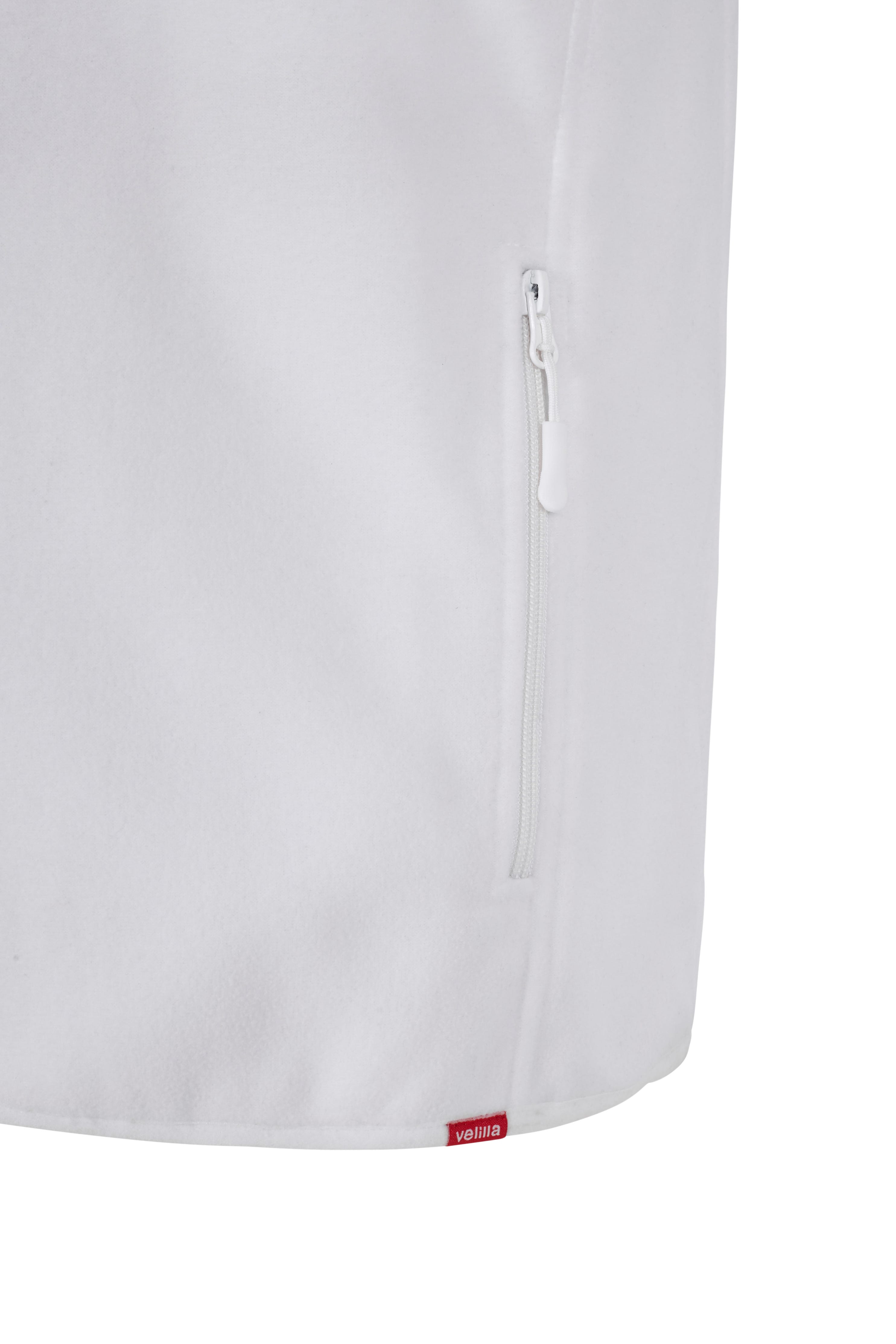 105905.CHALECO POLAR BLANCO XS