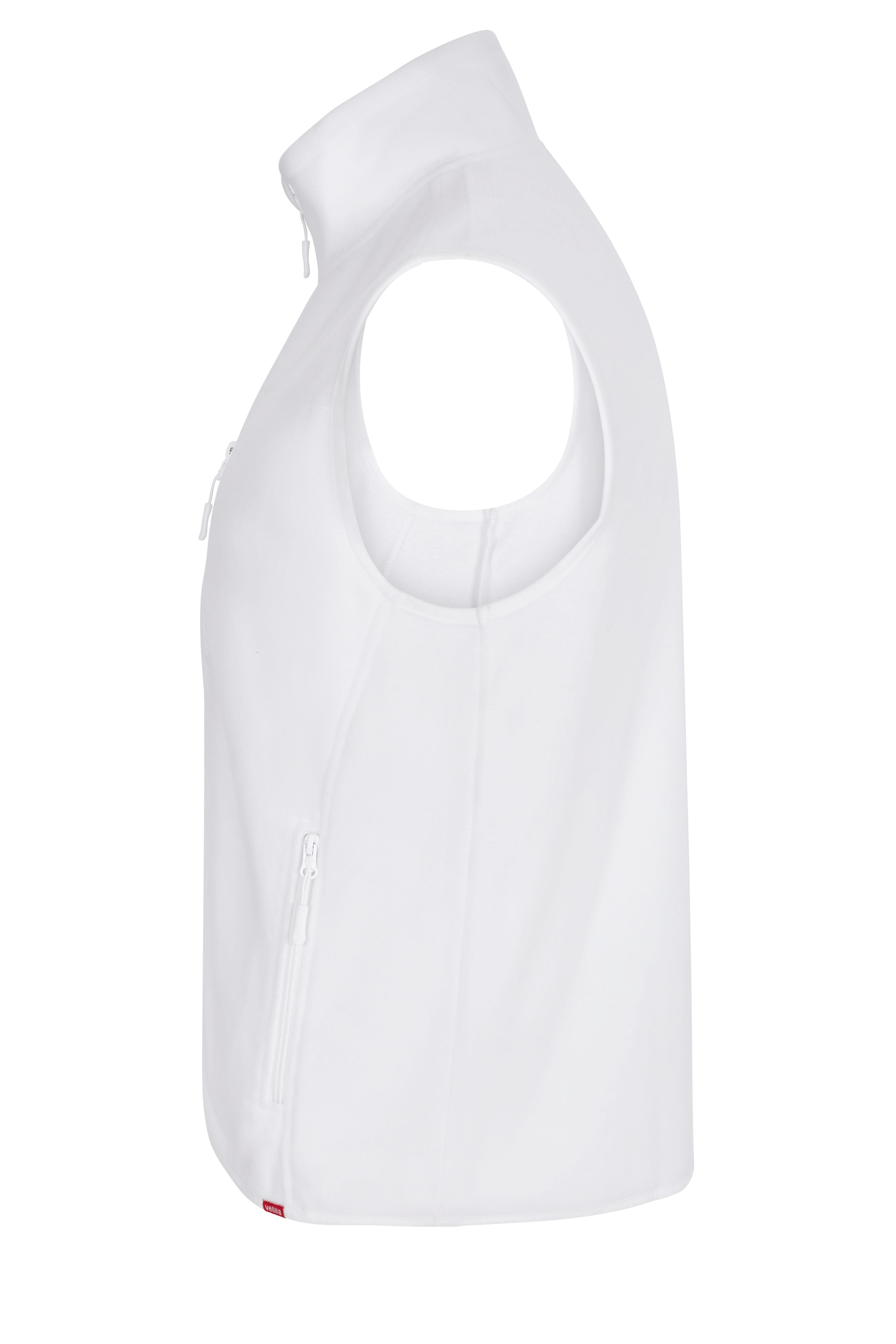 105905.CHALECO POLAR BLANCO XS