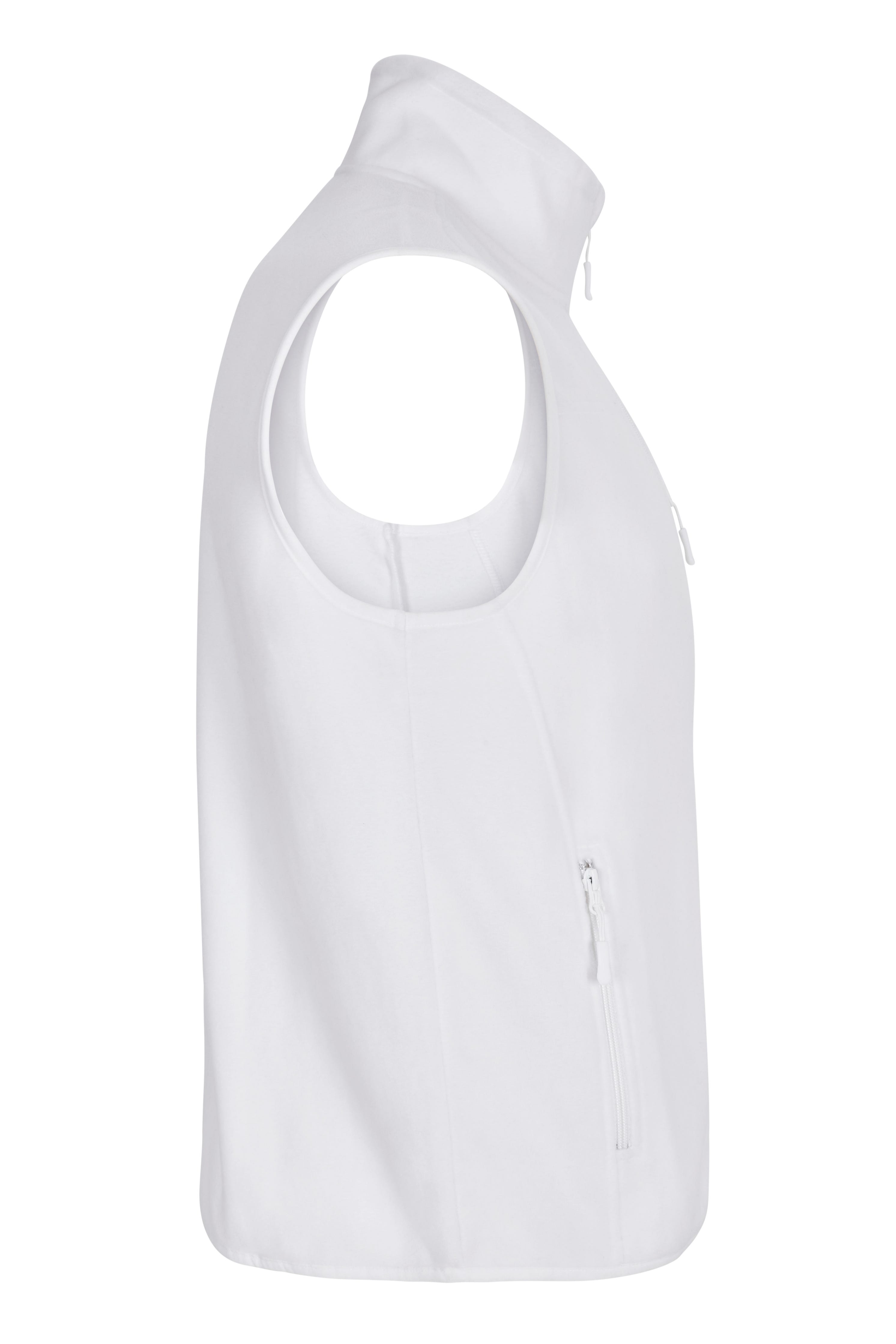 105905.CHALECO POLAR BLANCO XS