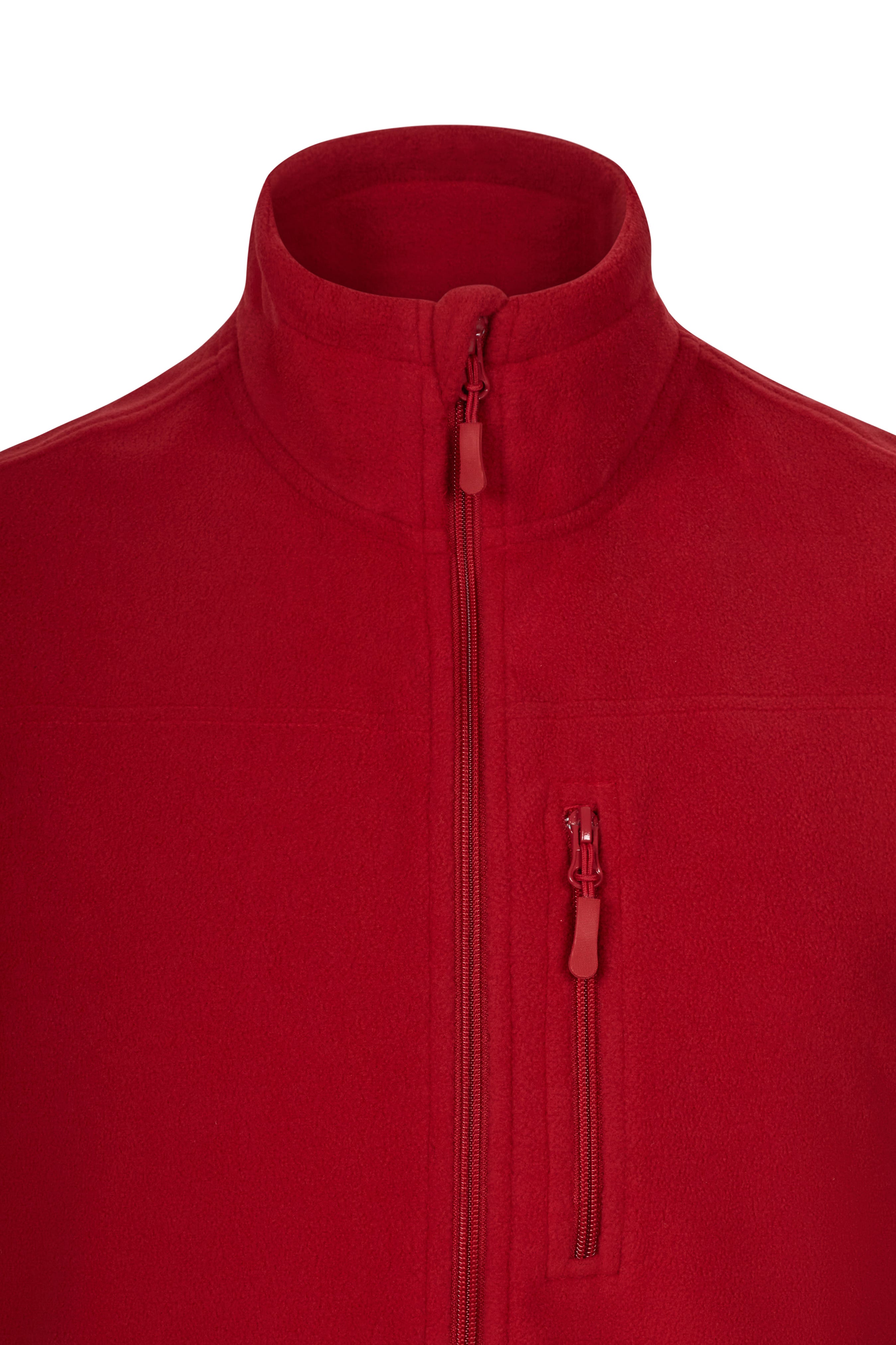 105905.CHALECO POLAR ROJO XS