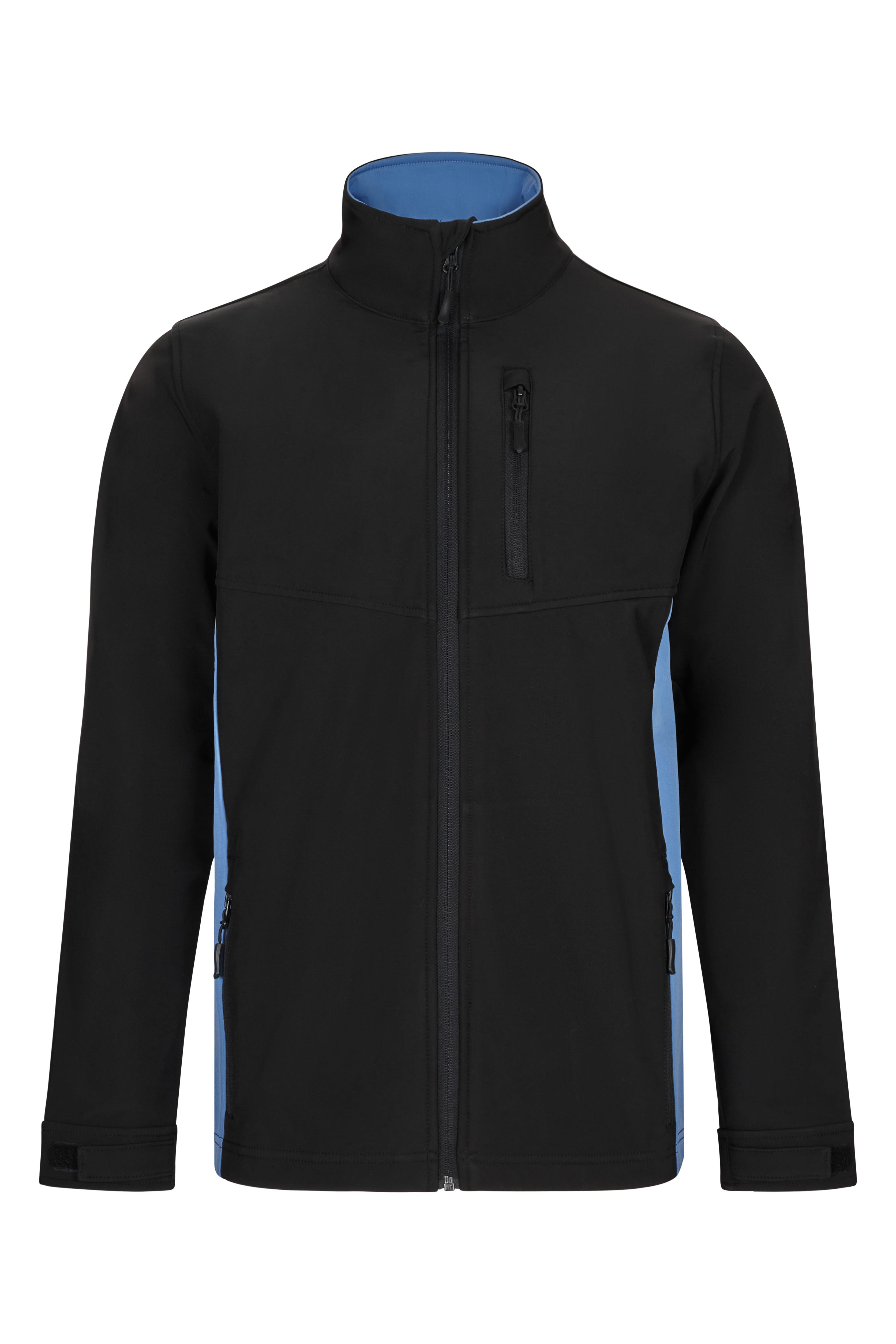 106004.SOFT SHELL BICOLOR NEGRO/CELESTE XS