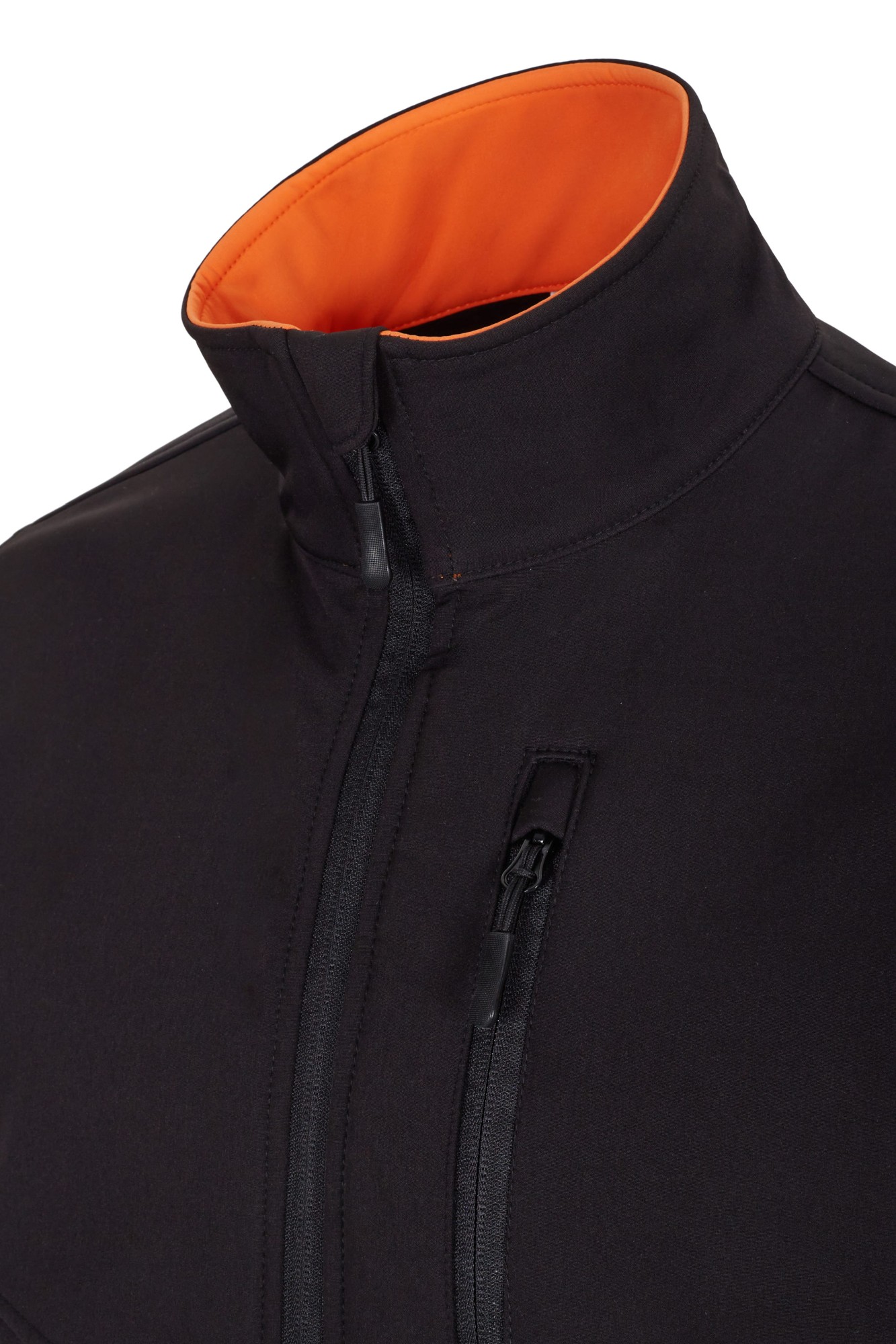 106004.SOFT SHELL BICOLOR NEGRO/NARANJA XS