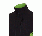 106004.SOFT SHELL BICOLOR NEGRO/VERDE LIMA XS