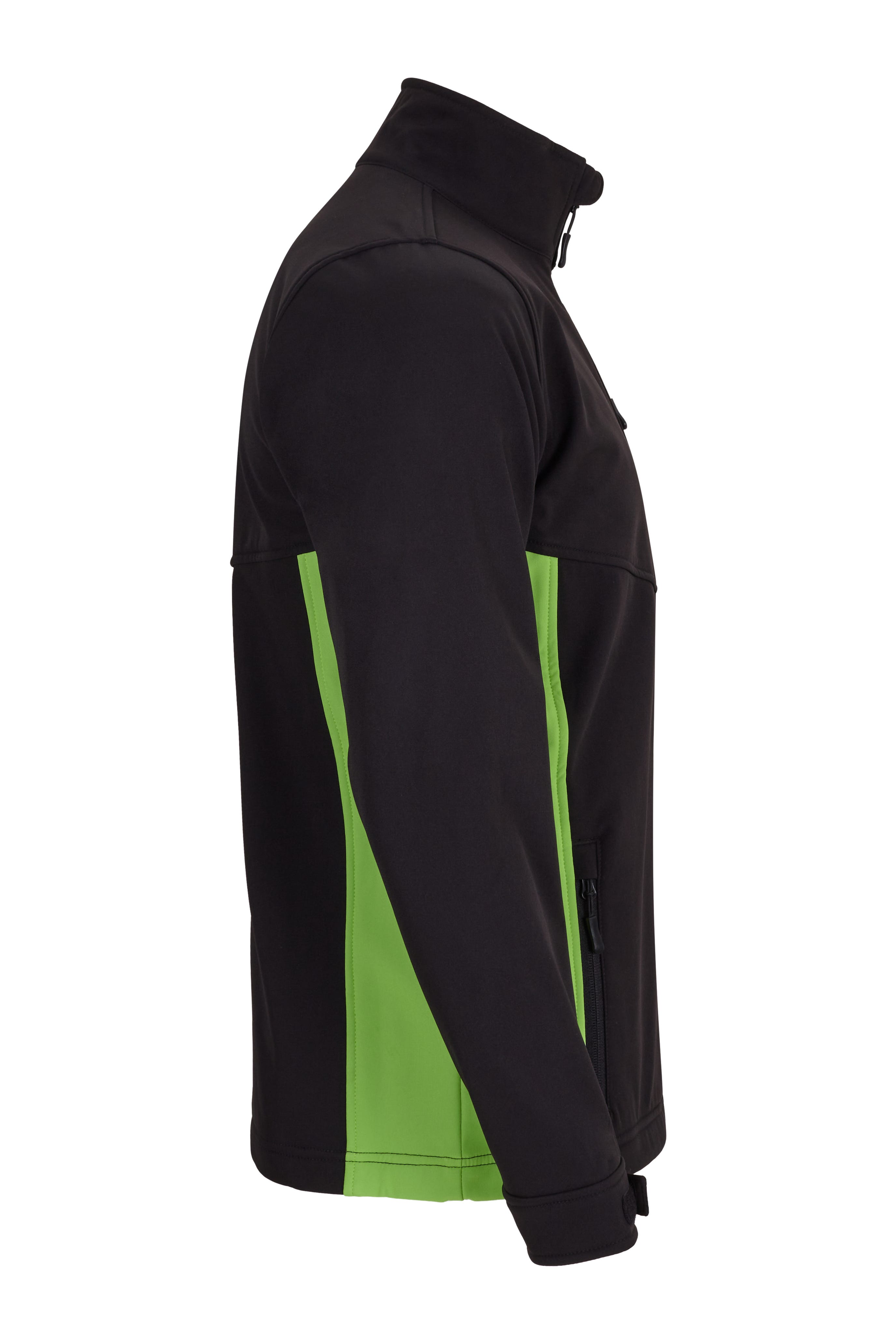 106004.SOFT SHELL BICOLOR NEGRO/VERDE LIMA XS